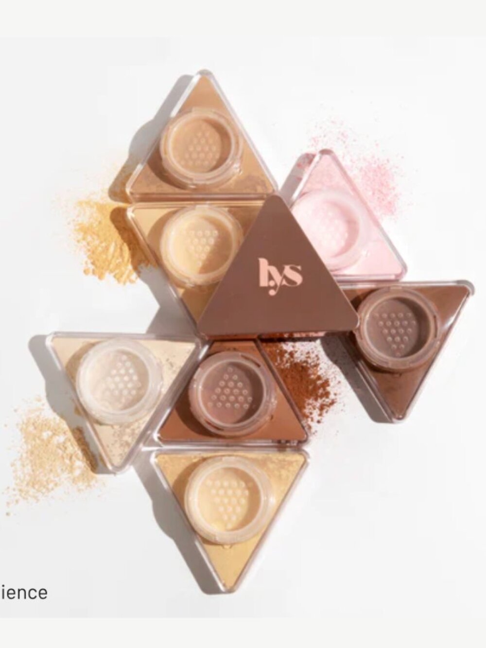 🌸 LYS Beauty Triple Fix Setting Powder DUO Pressed Powder & Loose Powder NIB - Picture 6 of 12